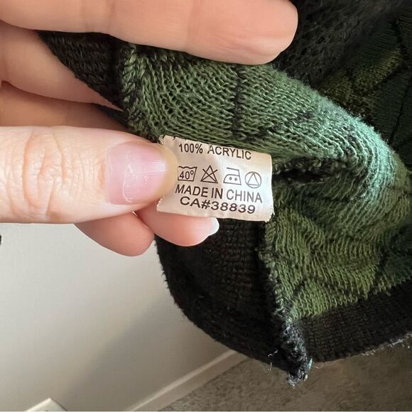✨ DGre Green Grape Cardigan Sweater XL - Picture 8 of 10